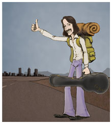 Hitch hiker image